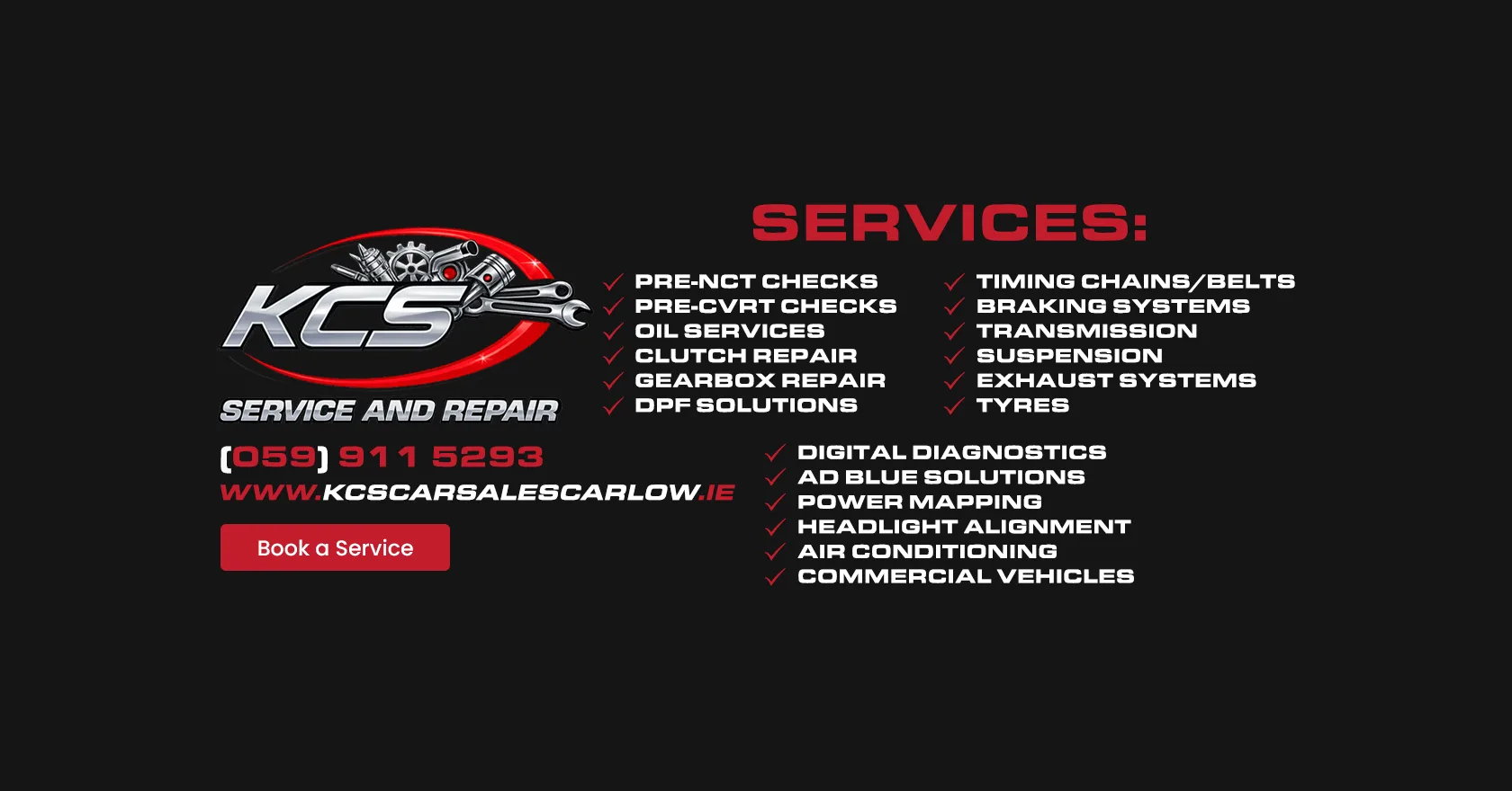 Kcs Cars Carlow Ltd Service